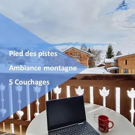Pieds Des Pistes - Parking Couvert - Plein Sud Alpe d'Huez Exterior photo